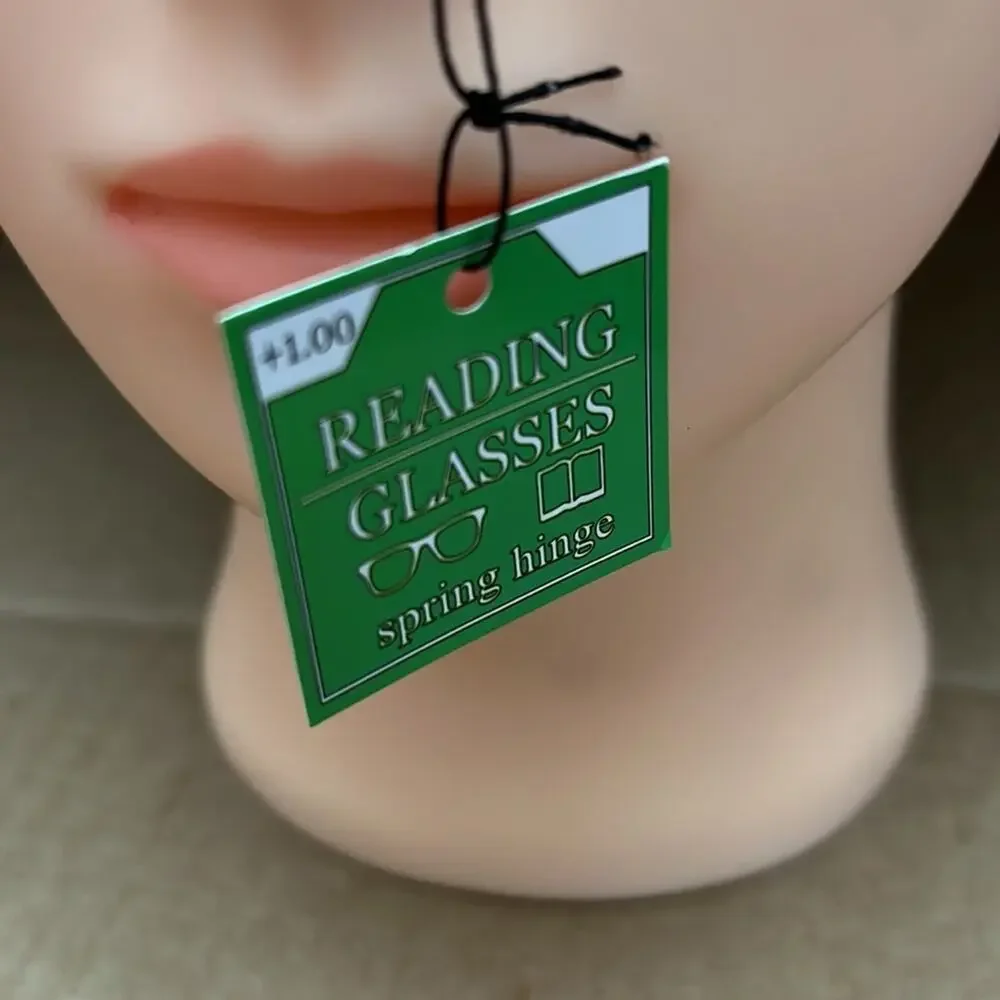 Spring Temple Oval Reading Glasses +1.00 Bronze